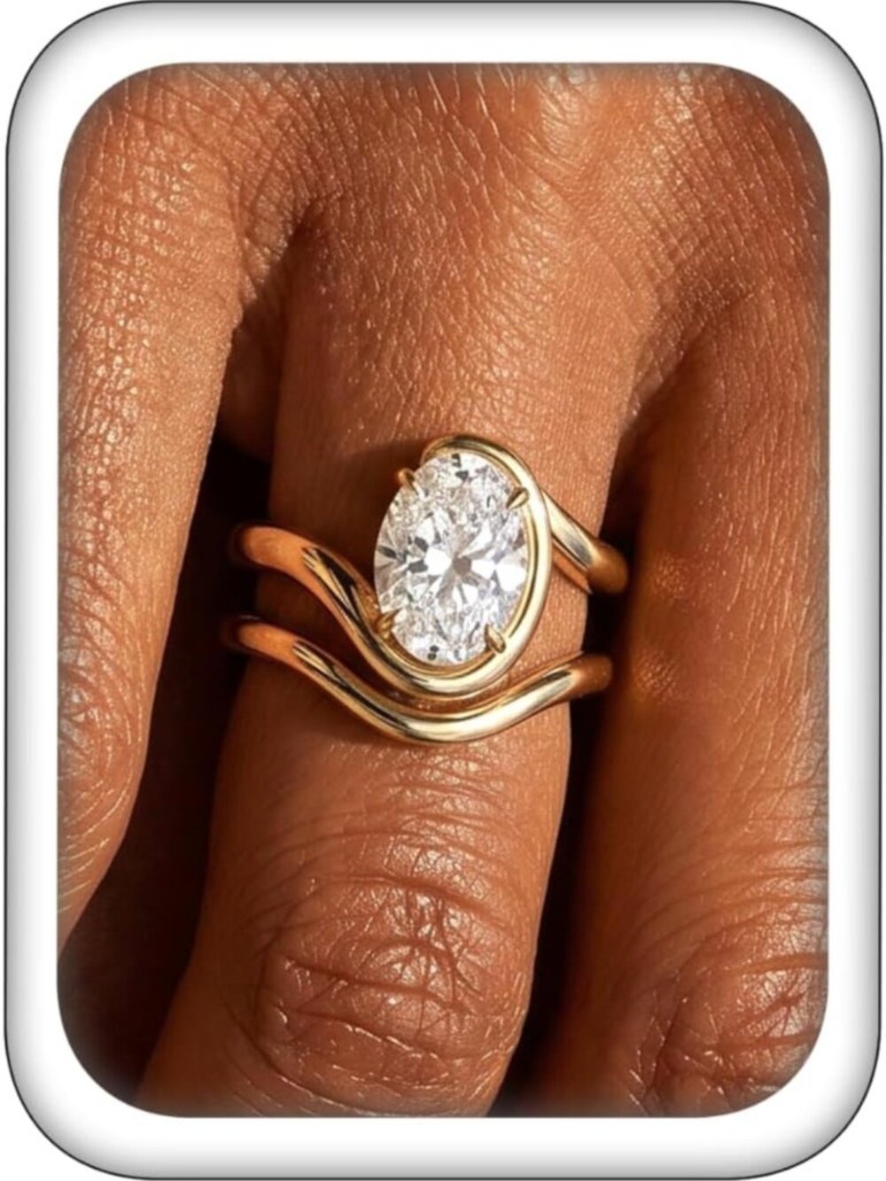 14K Gold & Silver Plated Stackable CZ Rings for Women - Sizes 5-10, Trendy